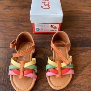 Cat & Jack Girls Sandals, Tan Color, Size 6